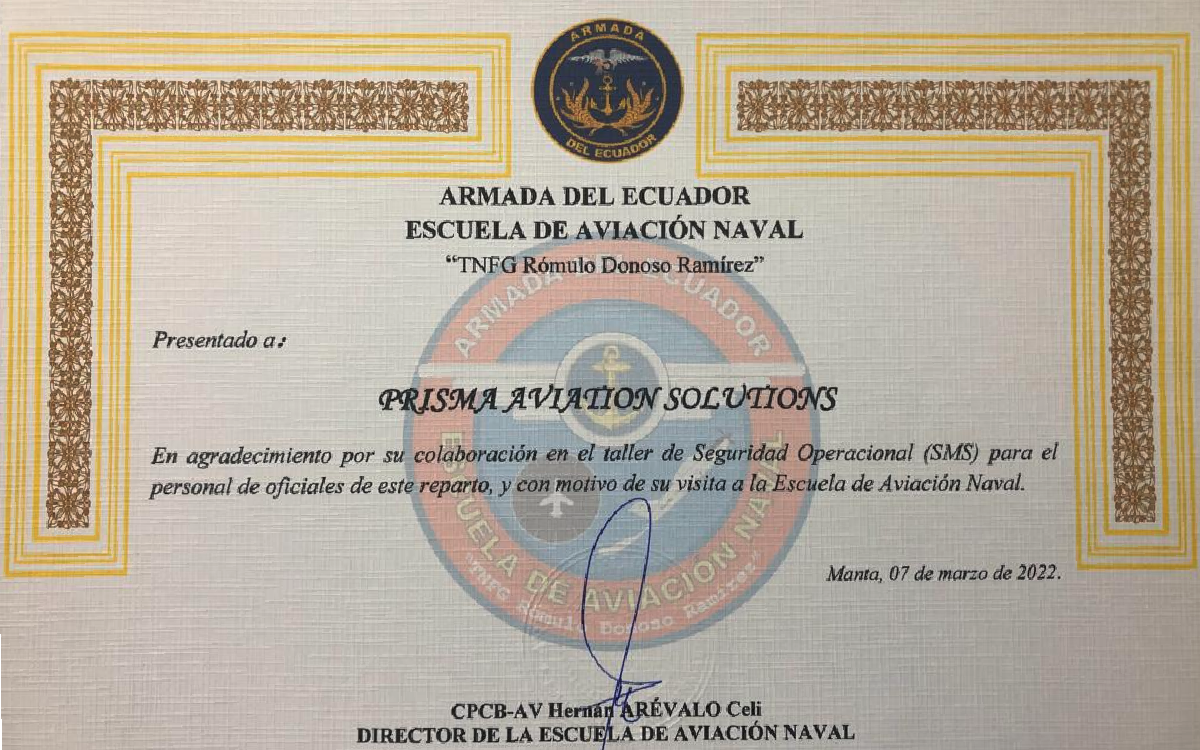 Primer Seminario de Seguridad Operacional