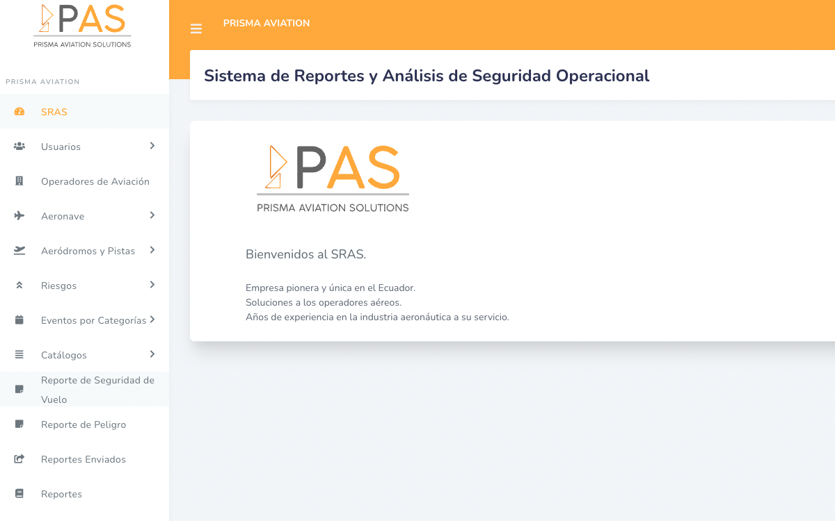 Nuevo Software para Prisma Aviation Solutions